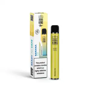 Aroma King Disposable Pen – (600 puffs) - Banana Ice | 10mg