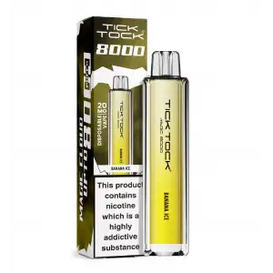 Banana Ice Tick Tock Magic 8000 Disposable Vape 20mg