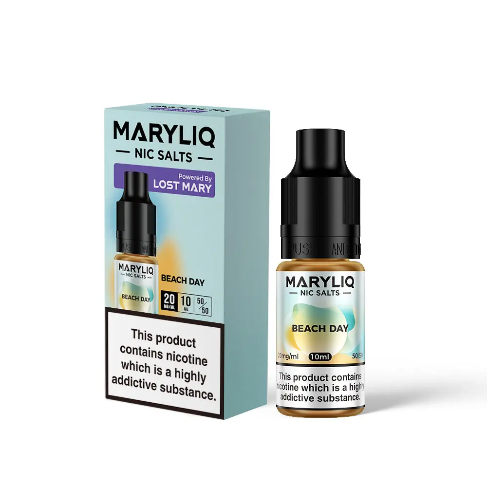  Beach Day Nic Salt E-Liquid by Maryliq Salts 10ml 