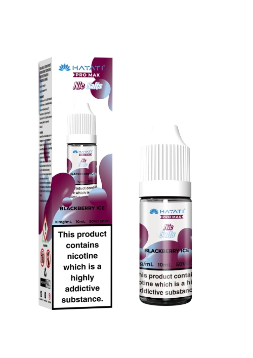 Blackberry Ice Nic Nic Salt E-Liquid by Hayati Pro Max 10ml | Vape And Go