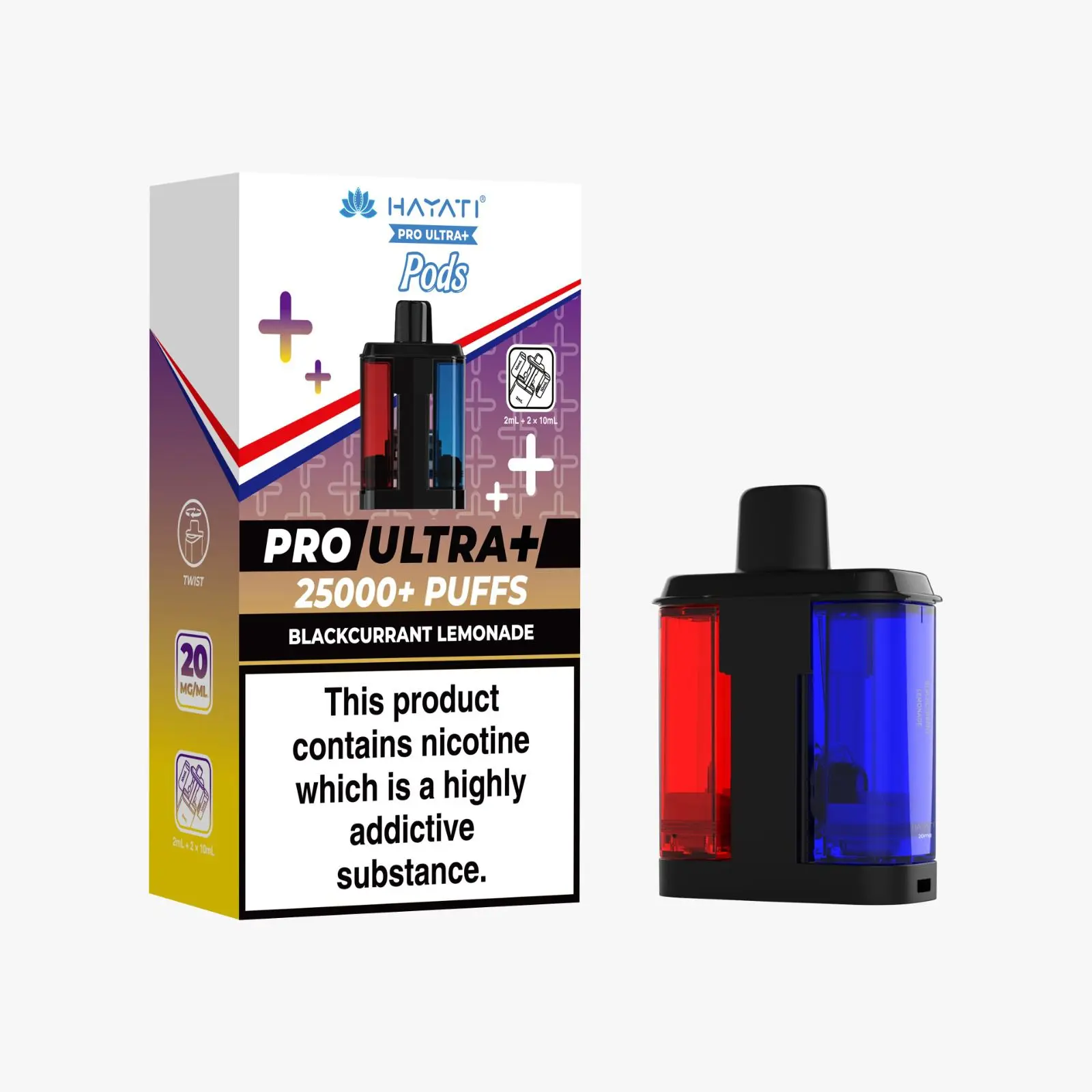 Hayati Pro Ultra Plus Pods - Blackcurrant Lemonade