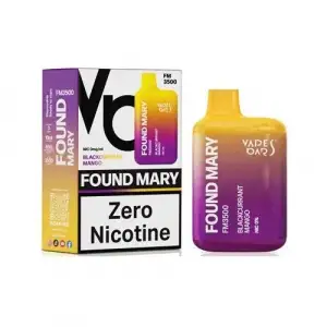 Blackcurrant Mango | Zero Nicotine Found Marry FM3500 Disposable