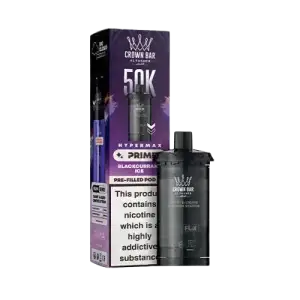 Blackcurrant Ice Al Fakher Hypermax Prime 50K Prefilled Pod