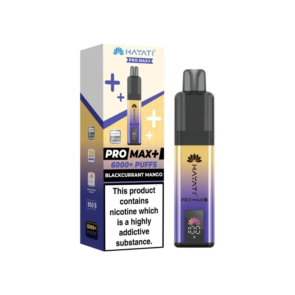 Hayati Pro Max Plus 6000 - 20mg | Blackcurrant Mango