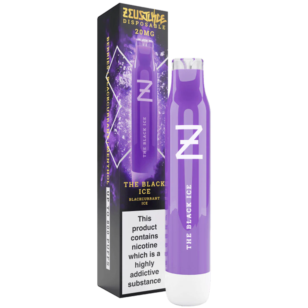 Zeus Juice 20mg Disposable Pod The Black Ice |Vape and Go