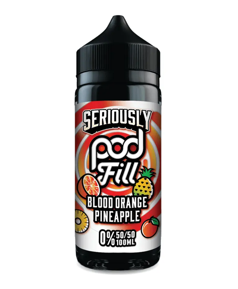 Blood Orange Pineapple Shortfill E-liquid by Seriously Pod Fill 100ml