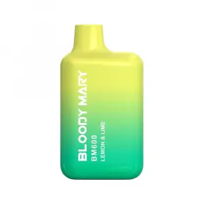 Lemon & Lime Bloody Mary BM600 Disposable Vape 20mg 