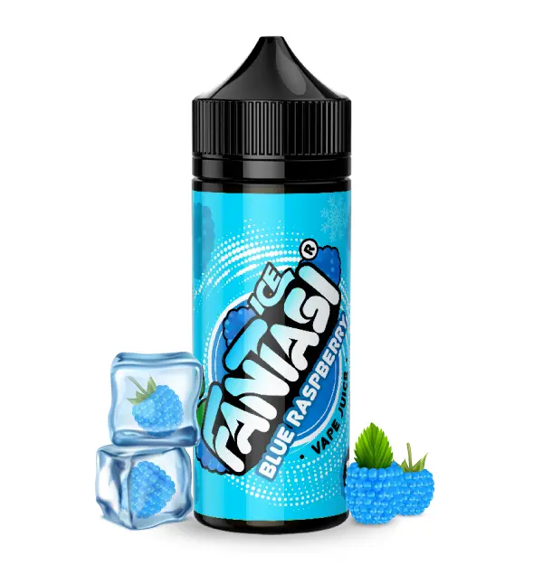 Fantasi Vape Juice Blue Raspberry Ice E-Liquid By Fantasi 100Ml