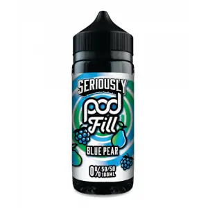 Blue Pear Shortfill E-liquid by Seriously Pod Fill 100ml
