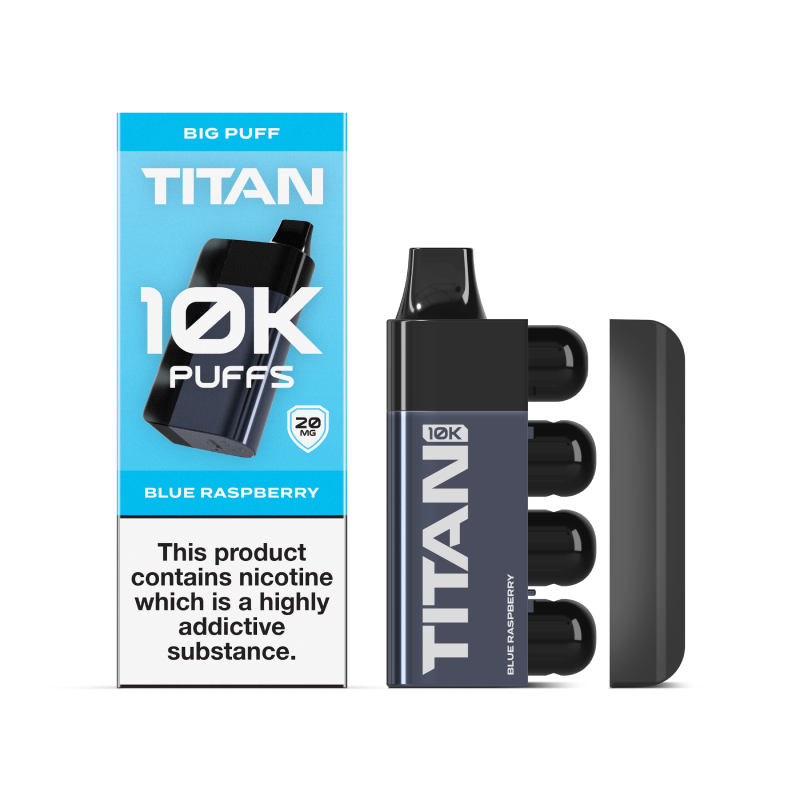  Blue Raspberry Titan 10K Disposable Vape 20mg 