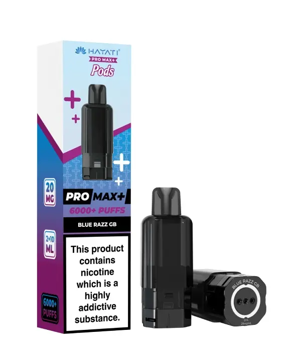  Hayati Pro Max Plus Pods - 10mg | Blue Razz GB