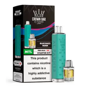 Blue Razz Rush Al Fakher 12K Pro Max Prefilled Pod Kit