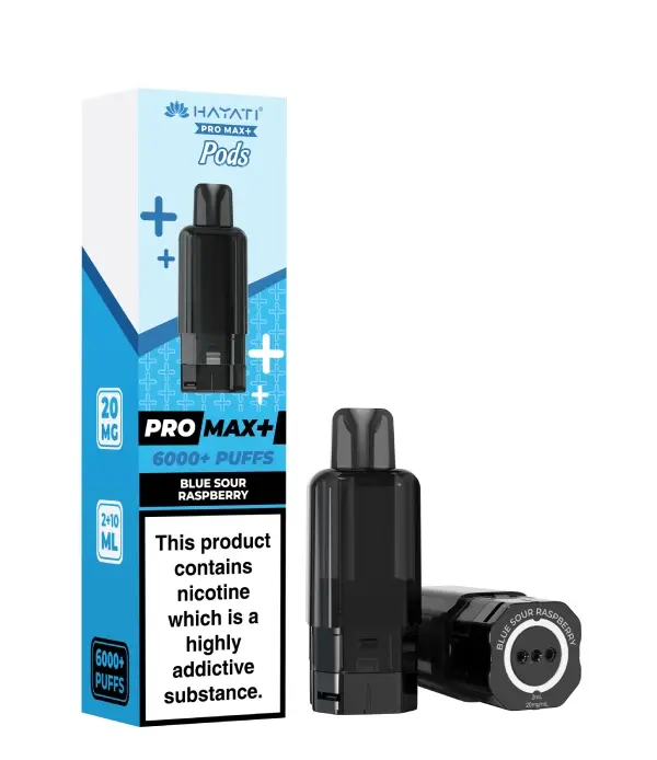  Hayati Pro Max Plus Pods - 10mg | Blue Sour Raspberry