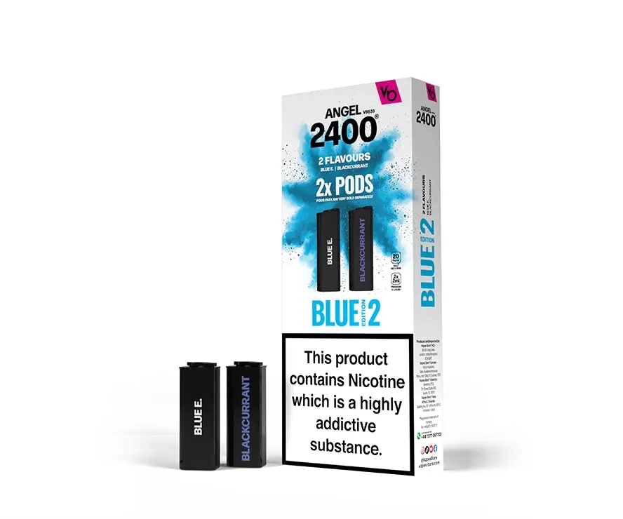 Angel 2400 Prefilled Vape Pods by Vapes Bar - Blue Edition 2