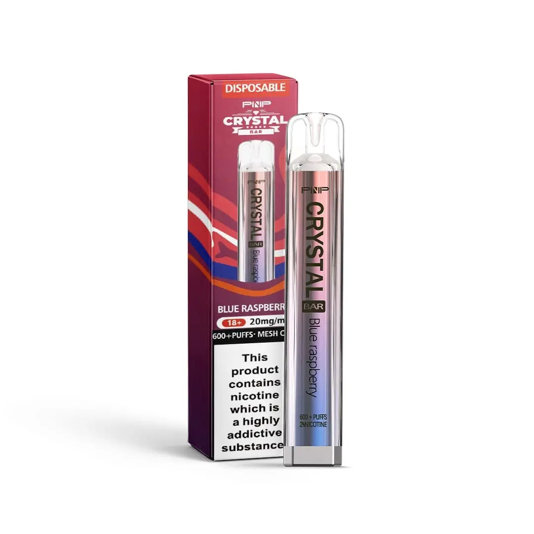 Blue Raspberry By PNP Crystal Bar Disposable Vape 20mg