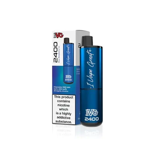 IVG 2400 Disposable Vape - Blue Raspberry Ice| Vape and Go