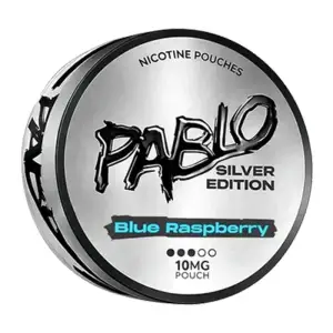 Blue Raspberry Pablo Silver Edition Nicotine Pouches 10mg