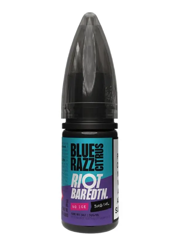 Blue Razz Citrus Nic Salt E-Liquid by Riot Bar Edition 10ml