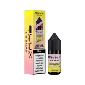 Blue Razz Bubblegum Nic Salt E-Liquid by Elux Legend 10ml