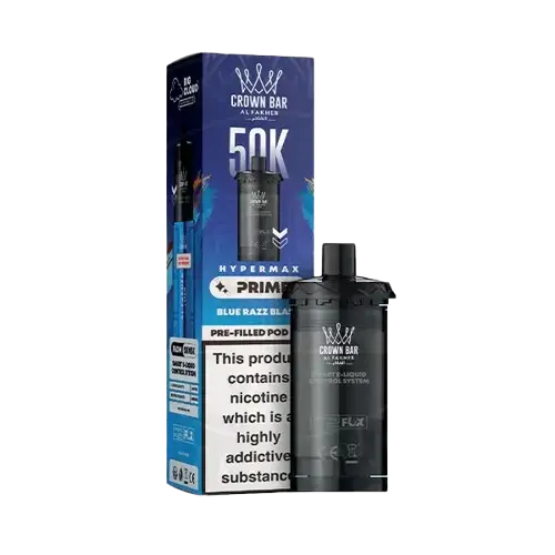 Blue Razz Blast Al Fakher Hypermax Prime 50K Prefilled Pod