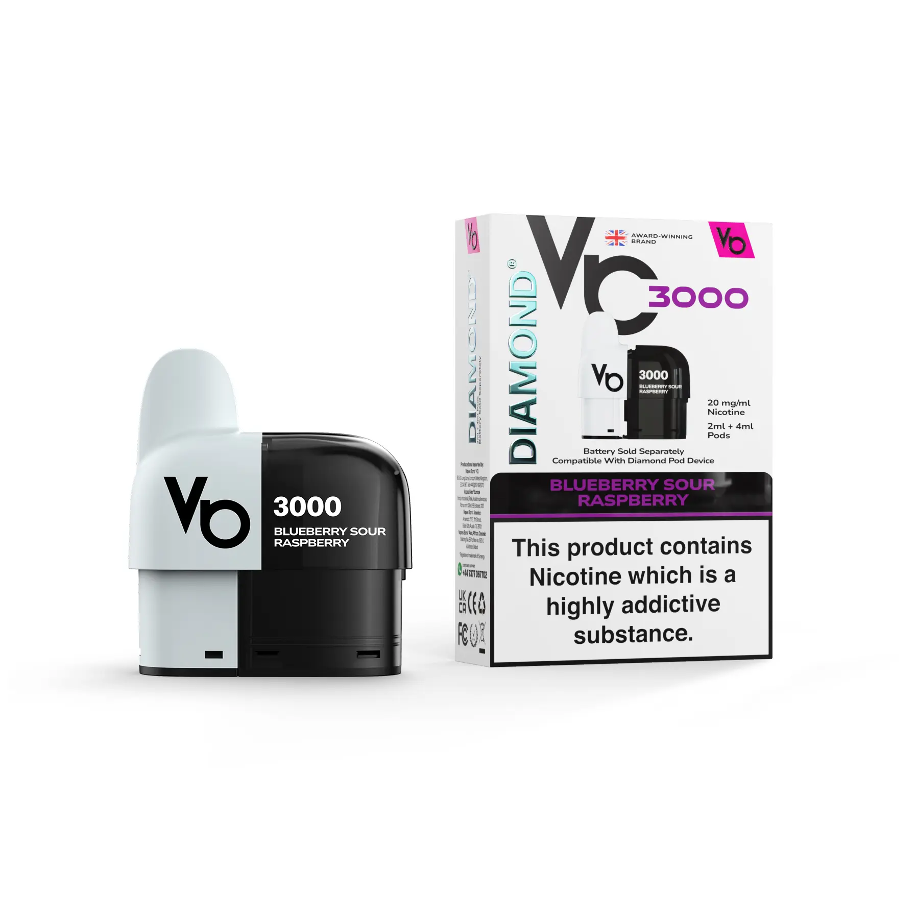 Vapes Bar Diamond 3000 Replacement Pods