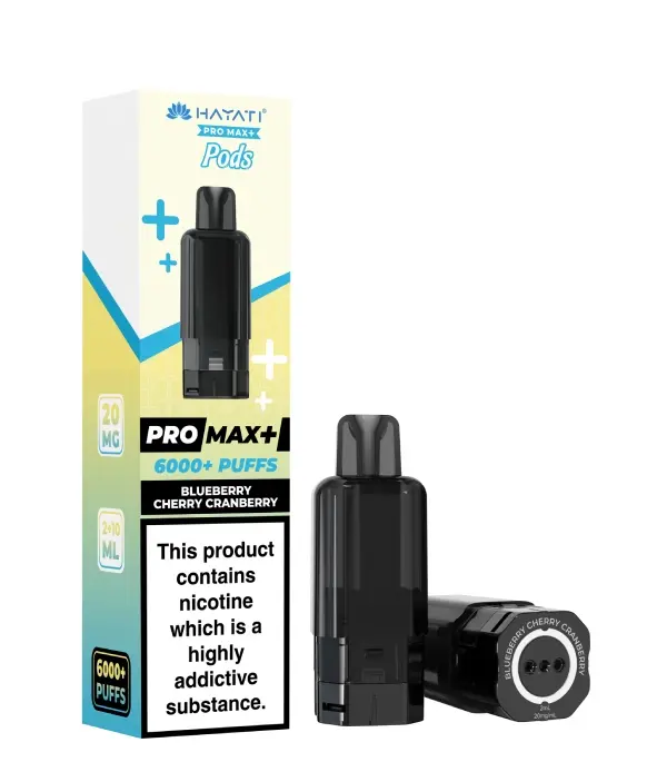  Hayati Pro Max Plus Pods - 10mg | Blueberry Cherry Cranberry