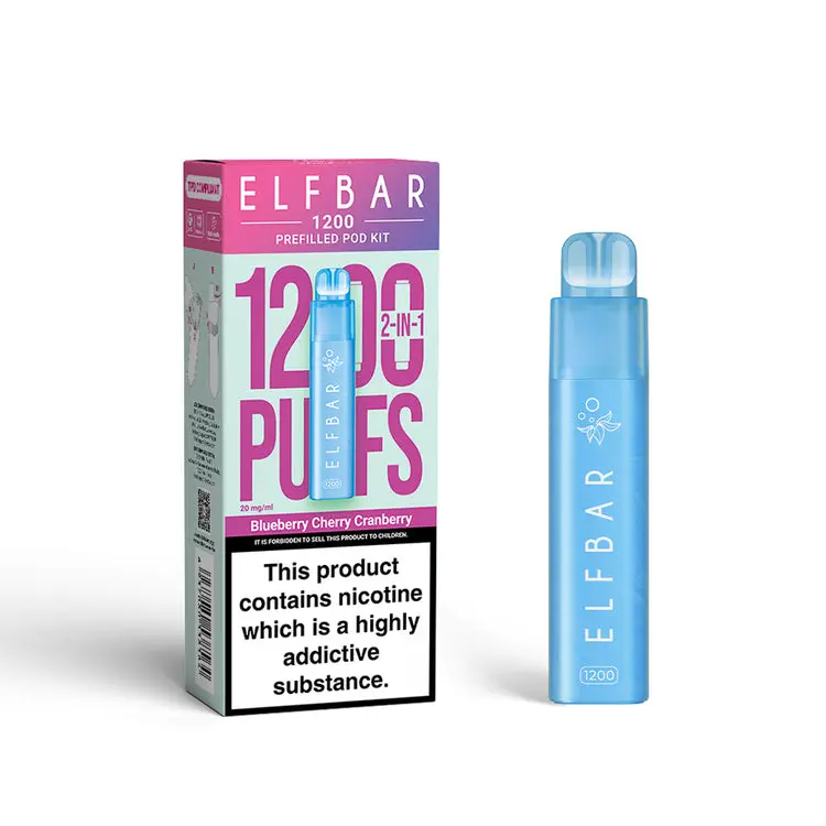 Blueberry Cherry Cranberry by Elf Bar 1200 Prefilled Pod Vape Kit