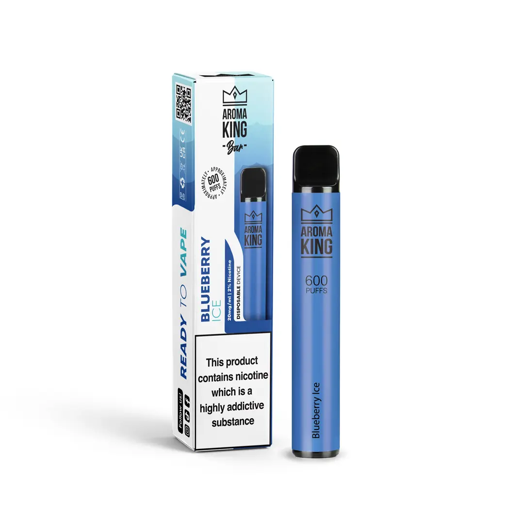  Aroma King Disposable Pen – (600 puffs) - Blueberry Ice | 10mg 
