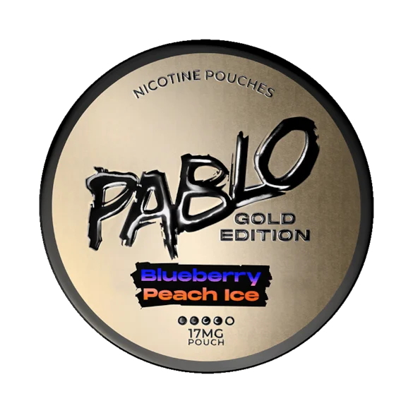 Blueberry Peach Ice Pablo Gold Edition Nicotine Pouches 17mg
