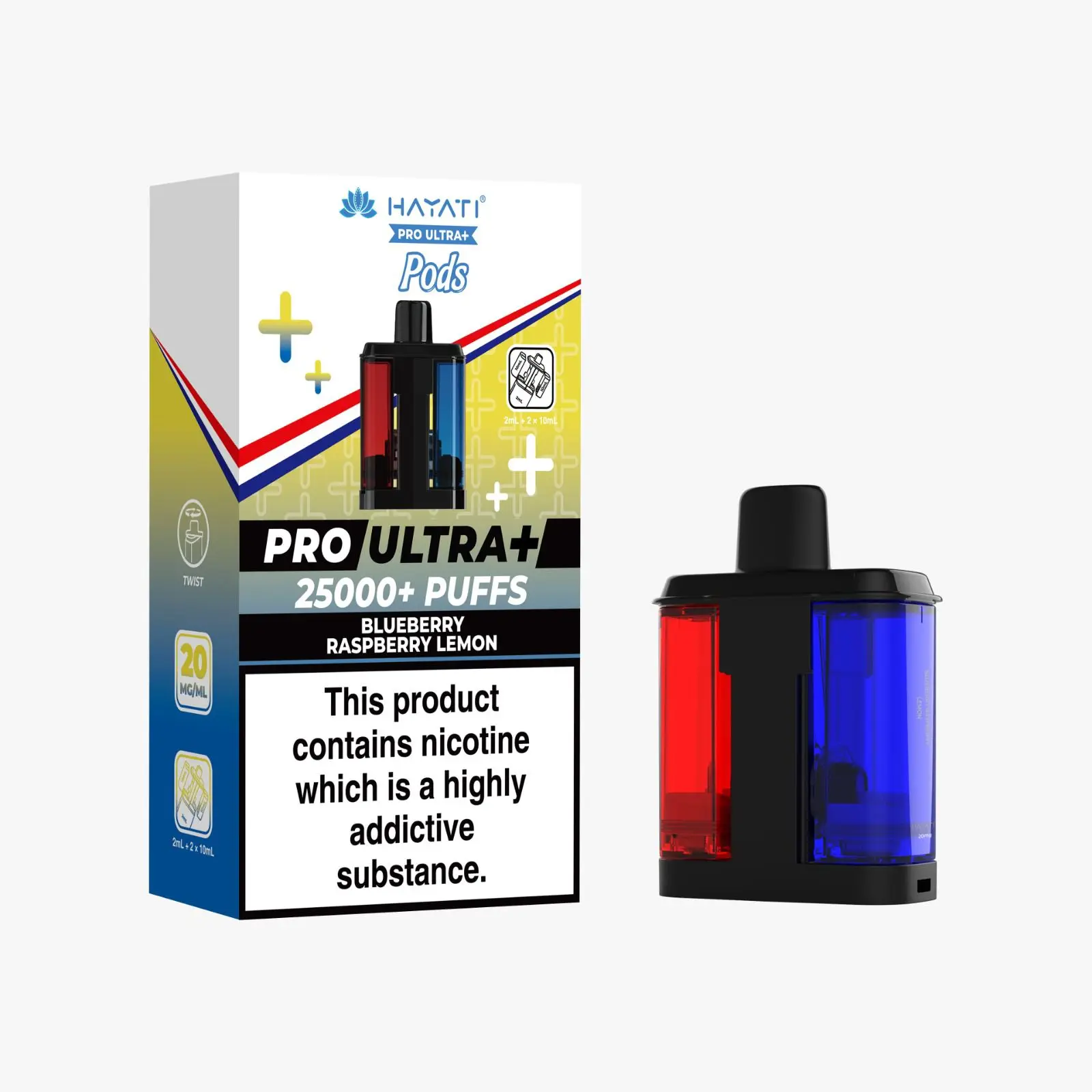Hayati Pro Ultra Plus Pods - Blueberry Raspberry Lemon