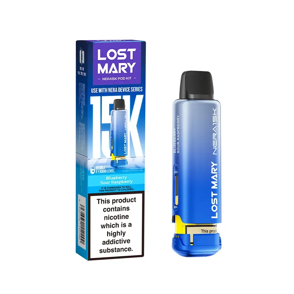 Blueberry Sour Raspberry Lost Mary Nera Fullview Refill Pod