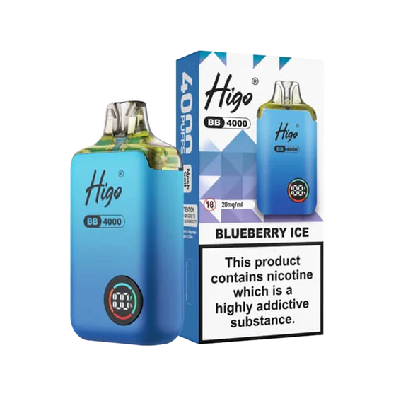Higo BB 4000 Prefilled Pod Kit - Blueberry Ice