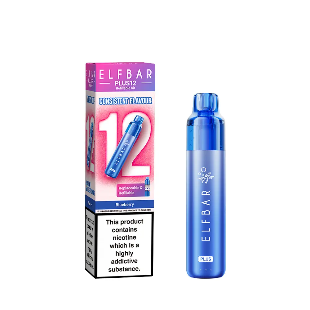 Elf Bar Plus 12 Prefilled Pod Kit - Blueberry