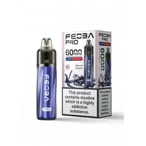 Blueberry Cherry Cranberry Feoba Pro 6000 Disposable Vape 20mg