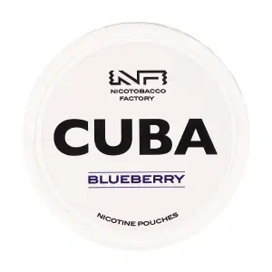 Cuba White Nicotine Pouches - Blueberry - 16mg