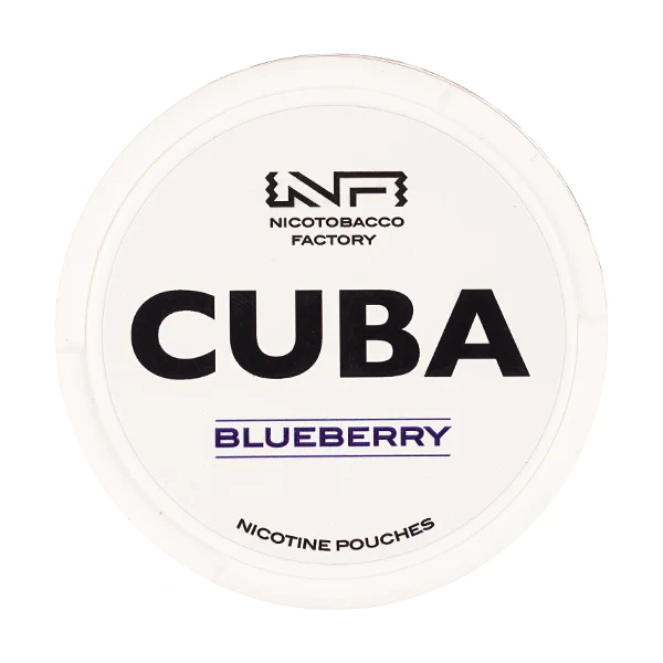 Blueberry Nicotine Pouches by Cuba White 16mg