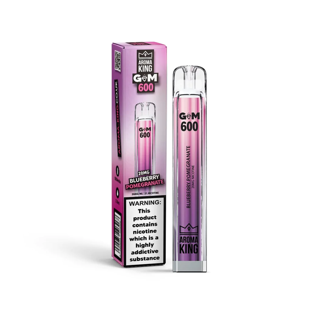 Aroma King Gem Disposable 20mg - Blueberry Pomegranate