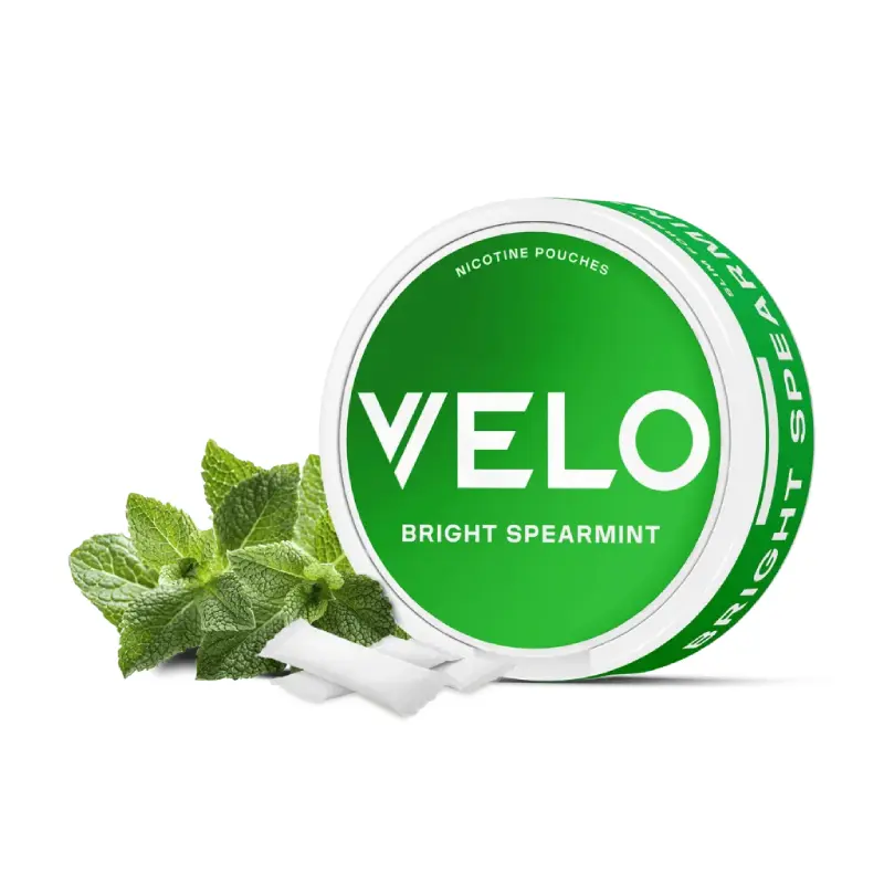  Bright Spearmint Slim Nicotine Pouches by Velo 