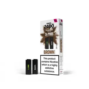 Angel 2400 Prefilled Vape Pods by Vapes Bar - Brown Edition