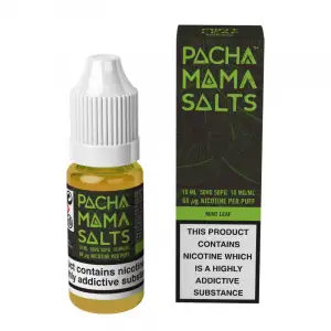 Mint Leaf Nic Salt E liquid by Pacha Mama Salts 10ml