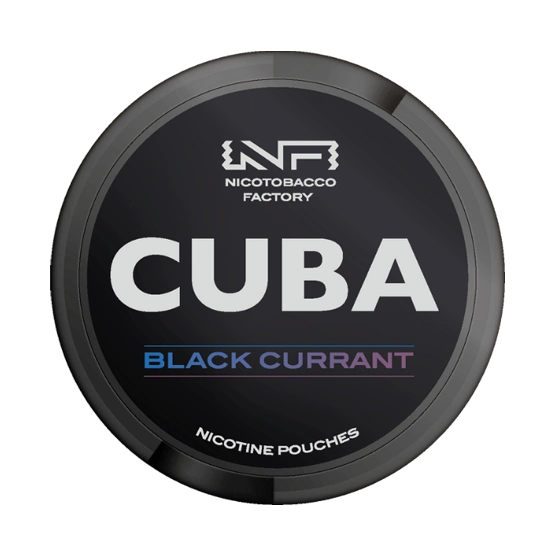  Black Currant Nicotine Pouches by Cuba Black 43mg | Pack of 25 