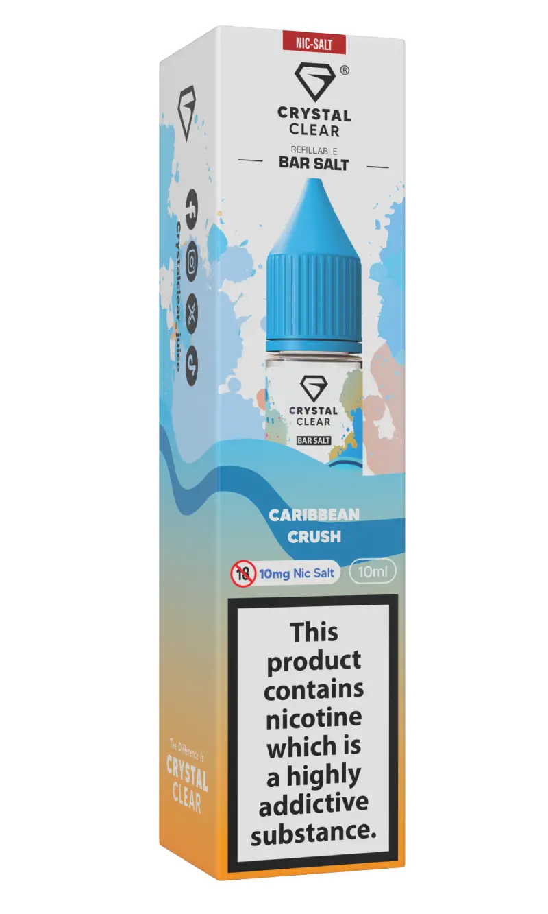 Crystal Clear Bar Salts - Caribbean Crush - 10ml