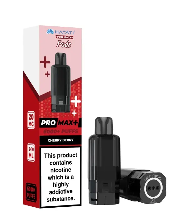  Hayati Pro Max Plus Pods - 10mg | Cherry Berry
