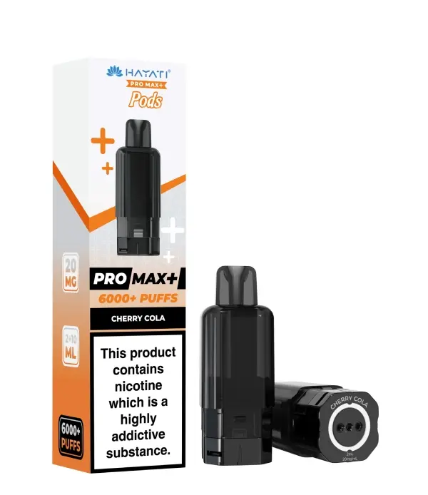  Hayati Pro Max Plus Pods - 10mg | Cherry Cola