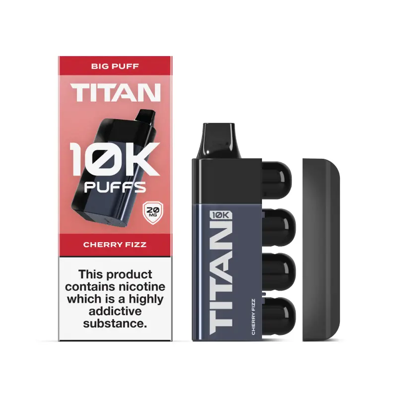   Cherry Fizz Titan 10K Disposable Vape 20mg 