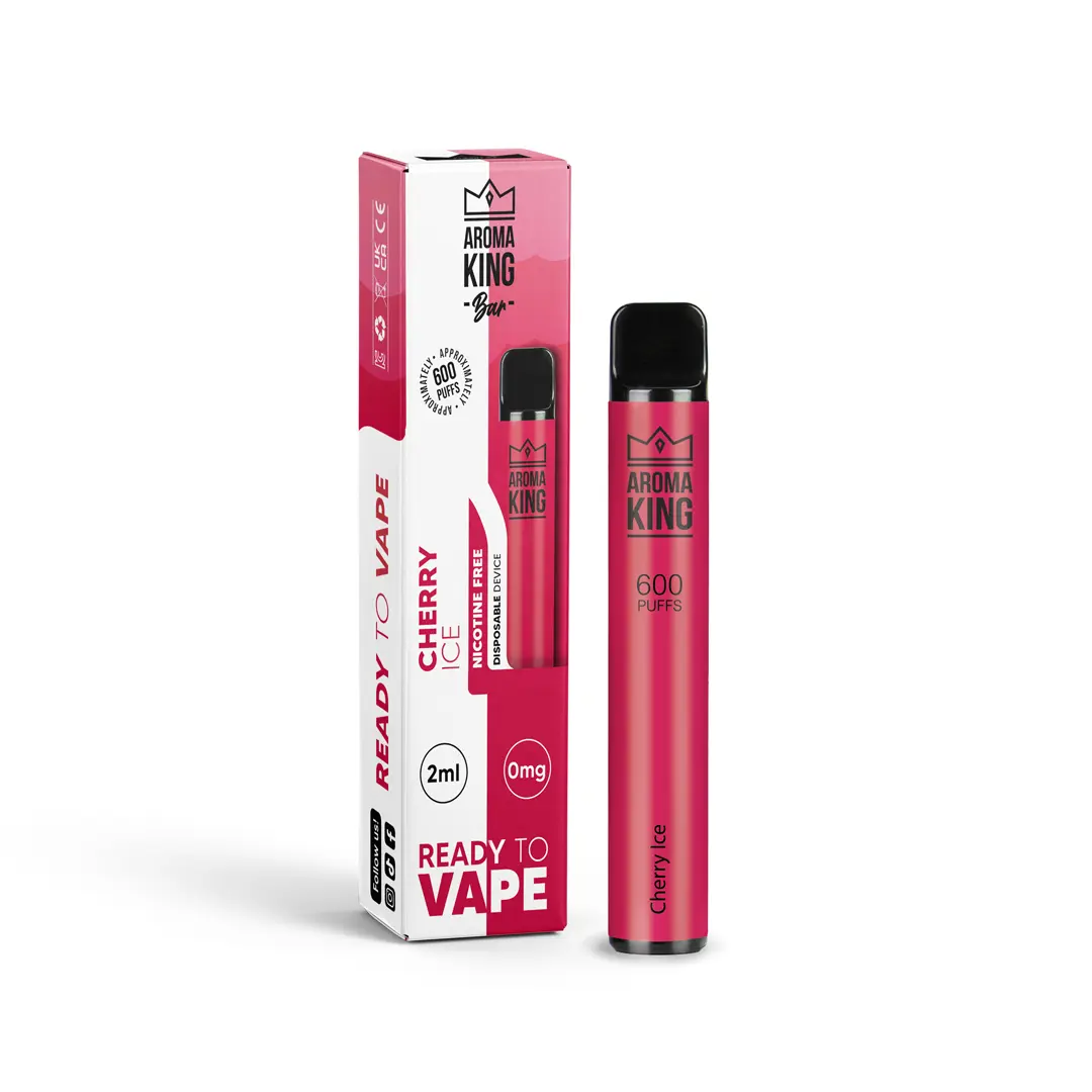  Aroma King Disposable Pen - Cherry Ice - 0mg (600 puffs) 