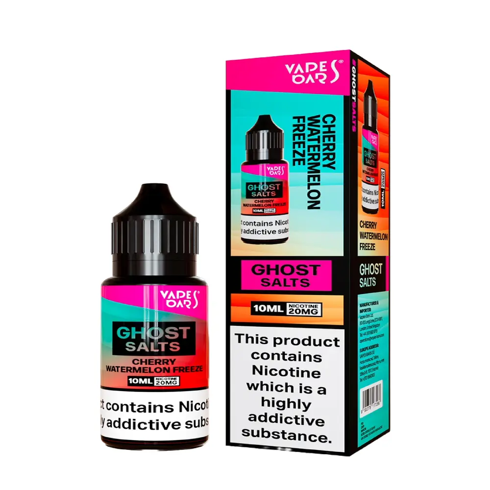 Cherry Watermelon Freeze Nic Salt E-liquid by Vapes Bar Ghost Salts 10ml