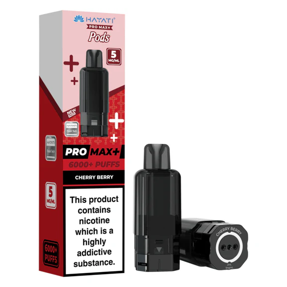  Hayati Pro Max Plus Pods - 5mg | Cherry Berry