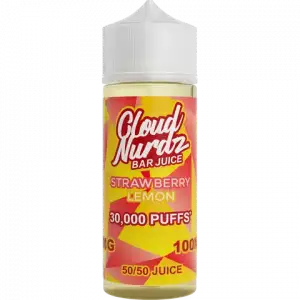 Strawberry Lemon Shortfill E-liquid by Cloud Nurdz 100ml