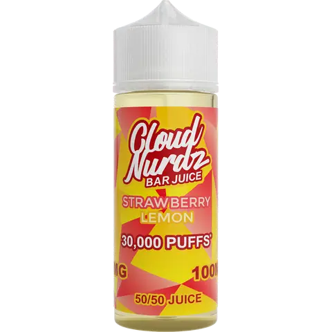 Strawberry Lemon Shortfill E-liquid by Cloud Nurdz 100ml